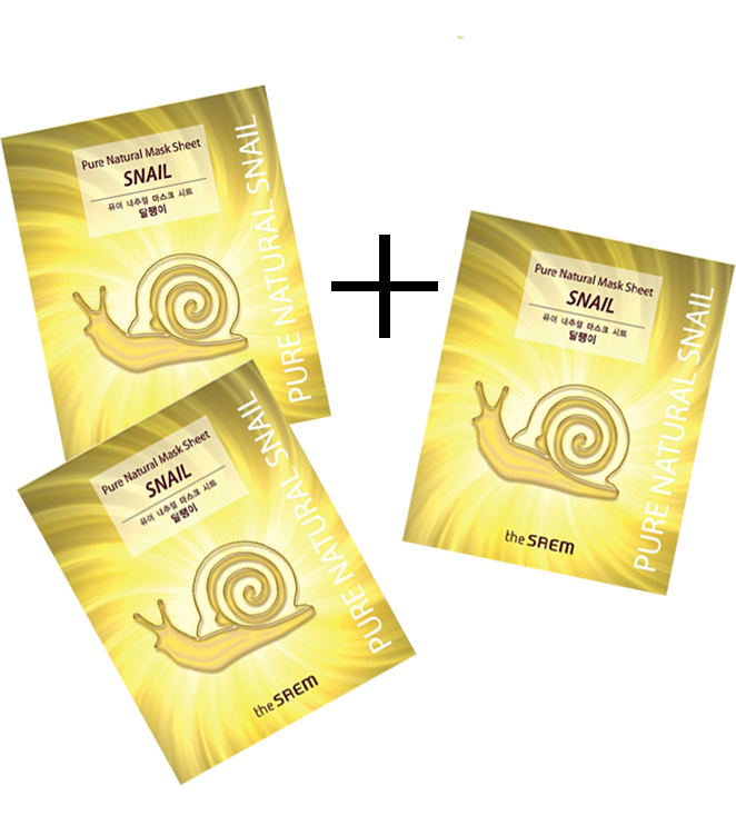 Акция 2+1 на тканевые маски The Saem