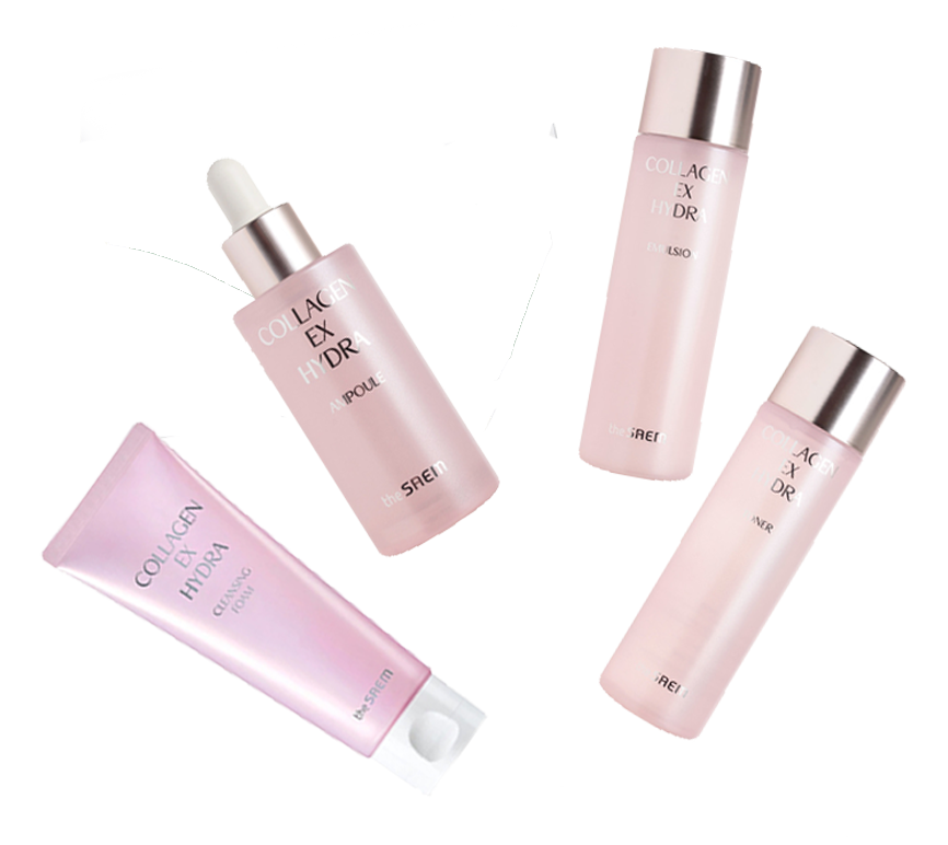 Акция 2+1 на средства серии от The Saem Collagen EX Hydra