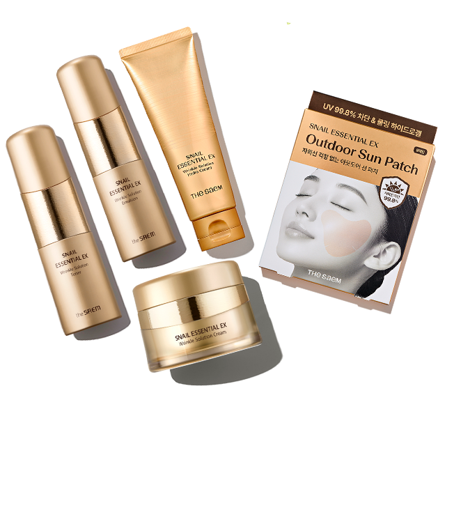 Акция 1:1 на продукты серии The Saem Snail Essential EX Акция 1:1 на продукты серии The Saem Snail Essential EX