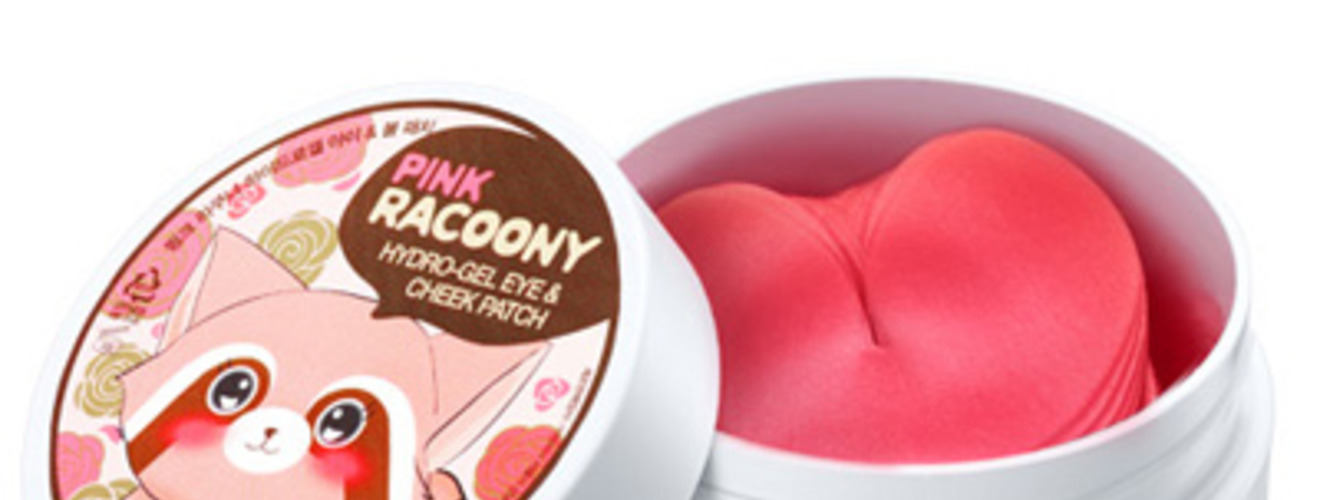 Новинка: Увлажняющие патчи Secret Key Pink Racoony Hydro-gel Eye & Cheek Patch