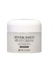  3W CRYSTAL Крем для лица осветляющий с молочным протеином CRYSTAL WHITE MILKY CREAM, 50g