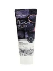  3W FOAM Пенка для лица с экстрактом древесного угля CHARCOAL CLEANSING FOAM, 100ml