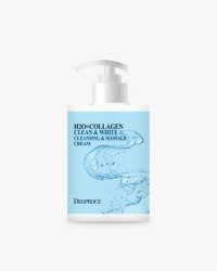 ДП MASSAGE Крем для тела массажный DEOPROCE H2O+COLLAGEN CLEAN & WHITE CLEANSING & MASSAGE CREAM