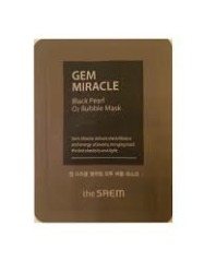  СМ Gem Miracle Маска для лица (кислородная с экстрактом жемчуга) пробник Gem Miracle Black Pearl O2 Bubble Mask-Sample(Pouch) 3мл