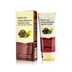  ФМС SNAIL Крем ББ восстанавливающий улиточный SPF50/PA+++ FarmStay Visible Difference Snail BB Cream 50гр