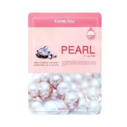  ФМС VD Маска для лица тканевая с экстрактом жемчуга FarmStay Visible Difference Mask Sheet PEARL 23мл