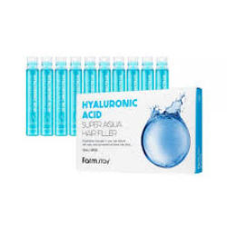  ФМС Filler Набор филлеров для волос с гиалуроновой кислотой FarmStay Hyaluronic Acid Super Aqua Hair Filler 13 мл*10 шт