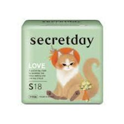  SD Body Ультратонкие дышащие прокладки "Secretday Love S size", 18 шт. (21 cм.)                                            