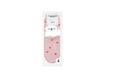  GGRN B TYPE(W-L-065) Носки женские длинные, розовые с принтом заяц, размер 35-39, B TYPE(W-L-065-04)ADULTS