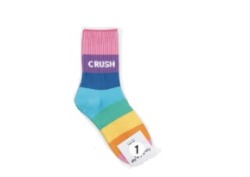  GGRN B TYPE(W-L-235) Носки женские длинные, разноцветные, размер 35-39, B TYPE(W-L-235-01)ADULTS