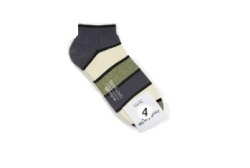  GGRN A TYPE(M-S-033) Носки мужские короткие, разноцветные в полоску A TYPE(M-S-033-04)ADULTS