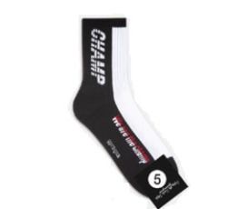  GGRN C TYPE(M-L-076) Носки мужские длинные, черно-белые с надписью, размер 39-44, C TYPE(M-L-076-05)ADULTS