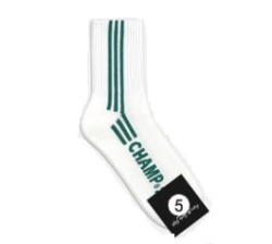  GGRN C TYPE(M-L-092) Носки мужские длинные , белые с надписью, размер 39-44, C TYPE(M-L-092-05)ADULTS