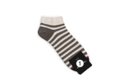  GGRN A TYPE(M-S-057) Носки мужские короткие, коричневые в полоску, размер 39-44, A TYPE(M-S-057-01)ADULTS
