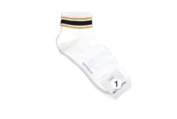  GGRN A TYPE(M-S-024) Носки мужские короткие, белые в полоску, размер 39-44, A TYPE(M-S-024-01)ADULTS