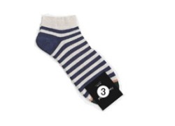  GGRN A TYPE(M-S-057) Носки мужские короткие, синие в полоску, размер 39-44, A TYPE(M-S-057-03)ADULTS