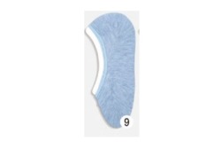  GGRN B TYPE(W-F-006) Носки женские короткие, голубые B TYPE(W-F-006-09)ADULTS