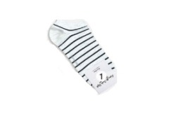  GGRN A TYPE(M-S-003) Носки мужские короткие, белые в полоску, размер 39-44, A TYPE(M-S-003-01)ADULTS