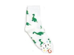  GGRN D TYPE(OD-B-033-M) Носки детские длинные(возраст 3-4 года), белые принт динозавры D TYPE(OD-B-033-M-01)BABY