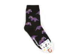  GGRN D TYPE(OD-B-033-L) Носки детские длинные (возраст 5-6 лет), черные принт динозавры D TYPE(OD-B-033-L-05)BABY