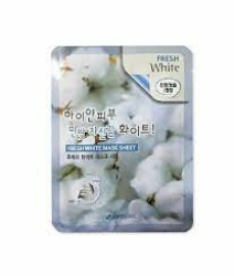  3W Маска тканевая для лица, белая Fresh White Mask Sheet 23мл