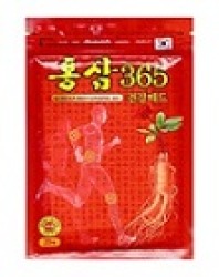  ПЛСТ Пластырь для тела с красным женьшенем KOREAN RED GINSENG 365 PAD набор 20шт