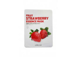  LBLG Маска для лица тканевая с экстрактом клубники LEBELAGE FRUIT STRAWBERRY ESSENCE MASK
