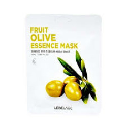  LBLG Маска для лица тканевая с экстрактом оливы LEBELAGE FRUIT OLIVE ESSENCE MASK