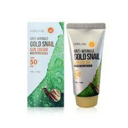  LBLG SUN Крем для лица и тела солнцезащитный LEBELAGE ANTI WRINKLE GOLD SNAIL SUN CREAM SPF50+ PA+++ 70ml