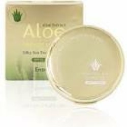  ЕНФ CQ10 Пудра для лица с коэнзим Q10 и алоэ со сменным блоком Coenzyme Q10 Aloe silky sun Twowaycake #13 (include. Refill)