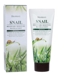  ДП SNAIL Крем для рук и ног с муцином улитки MOISTURE HAND & FOOT SNAIL RECOVERY 100ml