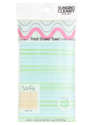  SB CLEAN&BEAUTY Мочалка (28х100) Fresh Shower Towel 1шт