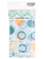  SB CLEAN&BEAUTY Мочалка (28х95) Circle Shower Towel 1шт
