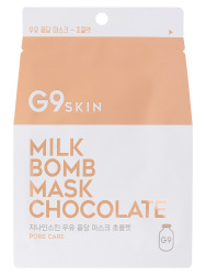  НЗ G9 Маска тканевая G9SKIN MILK BOMB MASK-Chocolate 25мл