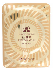  МЖ Skin Planet Маска тканевая для лица с золотом лифтинг-эффект Skin Planet GOLD LIFTING MASK 25гр