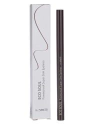  СМ EYE Подводка для глаз тонкая ECO SOUL Powerproof Super Slim Eyeliner BR01_C 0,1гр