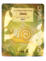  СМ Pure Natural Маска тканевая (Not For Sale) Pure Natural Mask Sheet [Snail] 20мл