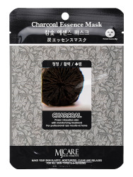  МЖ Essence Маска тканевая для лица Древесный уголь Charcoal Essence Mask 23гр