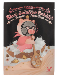  ЕЛЗ Hell-Pore Маска для лица на тканевой основе кислородная Elizavecca Witch Piggy Hell Pore black solution bubble serum mask pack 28гр