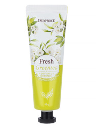  ДП HAND Крем для рук парфюмированный с зеленым чаем Deoproce fresh greentea perfumed hand cream 50g