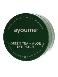  АЮМ PATCH Патчи для глаз от отечности с экстрактом зеленого чая и алоэ AYOUME GREEN TEA+ALOE EYE PATCH 