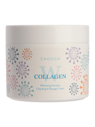  ЕНФ W Крем для тела массажный осветляющий Collagen whitening premium Cleansing & Massage Cream 