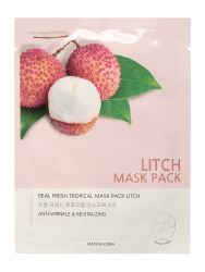  ДЖН Маска тканевая REAL FRESH TROPICAL MASK LITCH 25мл