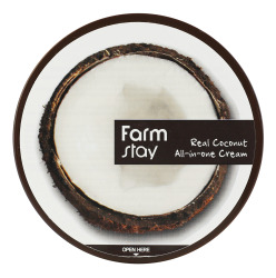  ФМС Coconut Крем для лица многофункциональный с кокосом FarmStay Real Coconut All-in-one Cream, 300ml