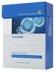  ФМС Collagen Маска увлажняющая ночная с коллагеном FarmStay Collagen Water Full Moist Sleeping Mask 4 мл*20 шт