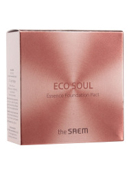  СМ ECO SOUL E Пудра для лица компактная тональная Eco Soul Essence Foundation Pact 21 Light Beige