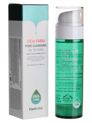  ФМС Cica Farm Масло-пенка гидрофильное с центеллой азиатской FarmStay Cica Farm Pore Cleansing Oil To Foam, 115мл
