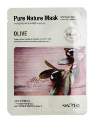  АН Secriss Маска тканевая Secriss Pure Nature Mask Pack- Olive 25мл