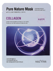  АН Secriss Маска тканевая Secriss Pure Nature Mask Pack- Collagen 25мл