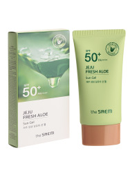  СМ Aloe Гель для лица солнцезащитный с алоэ Jeju Fresh Aloe Sun Gel 50g